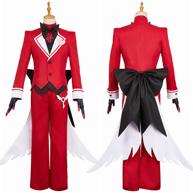 Hazbin Hotel 2025 Season 2 Alastor Red Outfit Carnival Halloween Cosplay Costume