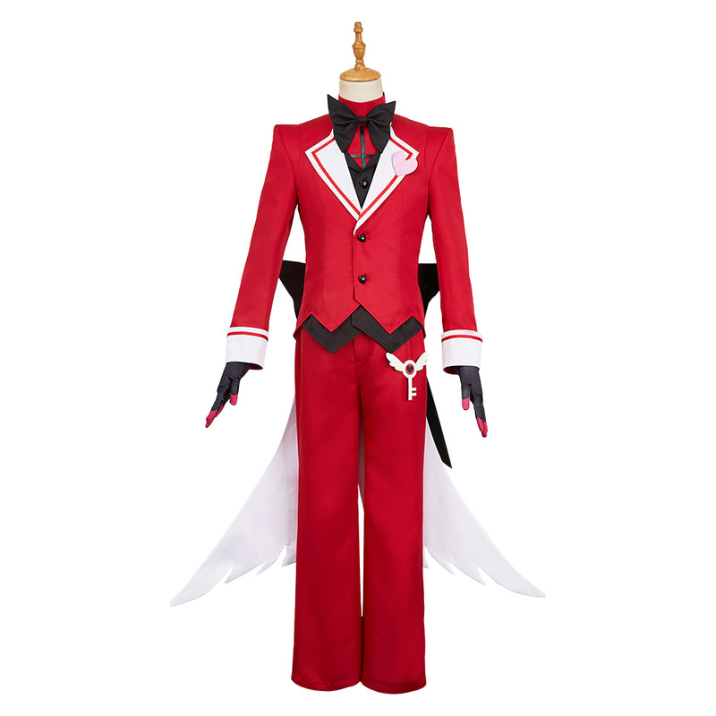 Hazbin Hotel 2025 Season 2 Alastor Red Outfit Carnival Halloween Cosplay Costume