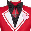 Hazbin Hotel 2025 Season 2 Alastor Red Outfit Carnival Halloween Cosplay Costume
