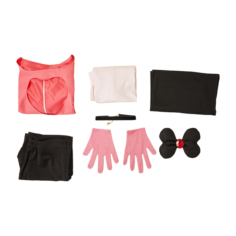 Hazbin Hotel 2025 Season 2 Angel Dust Black-Pink Outfit Women Carnival Halloween Cosplay Costume