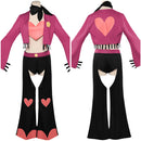 Hazbin Hotel 2025 Season 2 Angel Dust Pink Outfit Women Carnival Halloween Cosplay Costume