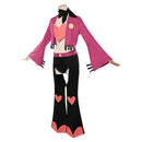 Hazbin Hotel 2025 Season 2 Angel Dust Pink Outfit Women Carnival Halloween Cosplay Costume