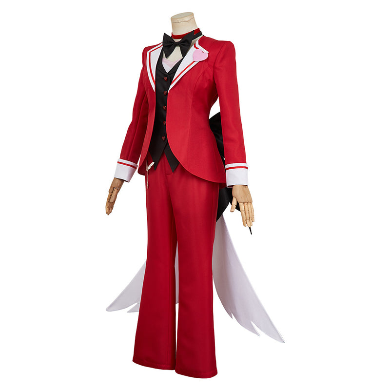 Hazbin Hotel 2025 Season 2 Angel Dust Red Outfit Women Carnival Halloween Cosplay Costume