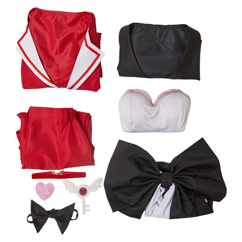 Hazbin Hotel 2025 Season 2 Angel Dust Red Outfit Women Carnival Halloween Cosplay Costume