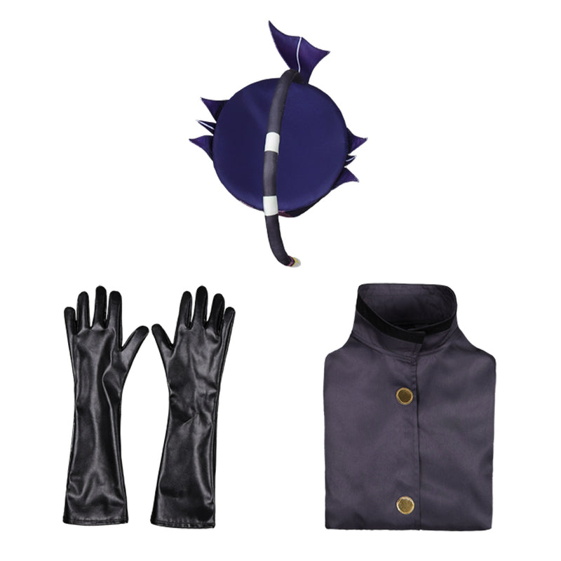 Hazbin Hotel 2025 Season 2 Baxter Black Outfit Kids Children Carnival Halloween Cosplay Costume