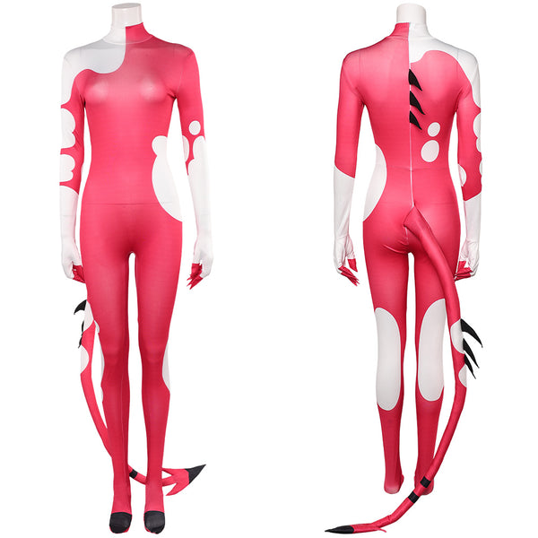 Hazbin Hotel 2025 Season 2 Blitz Pink Outfit Women Carnival Halloween Cosplay Costume