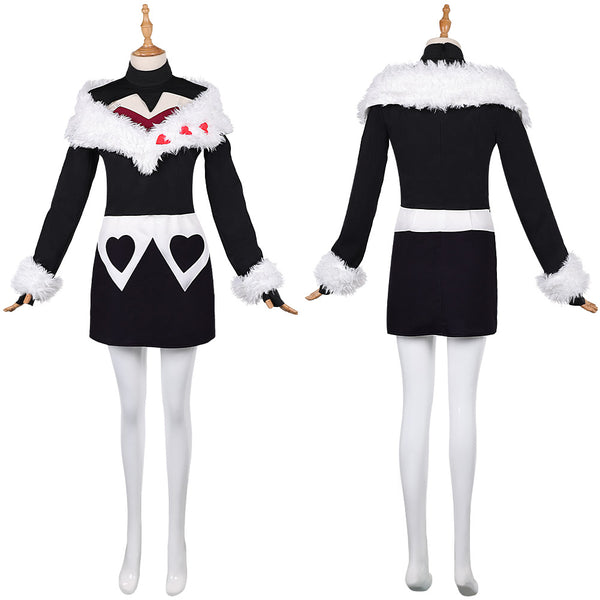 Hazbin Hotel 2025 Season 2 Velvette Black Outfit Women Carnival Halloween Cosplay Costume