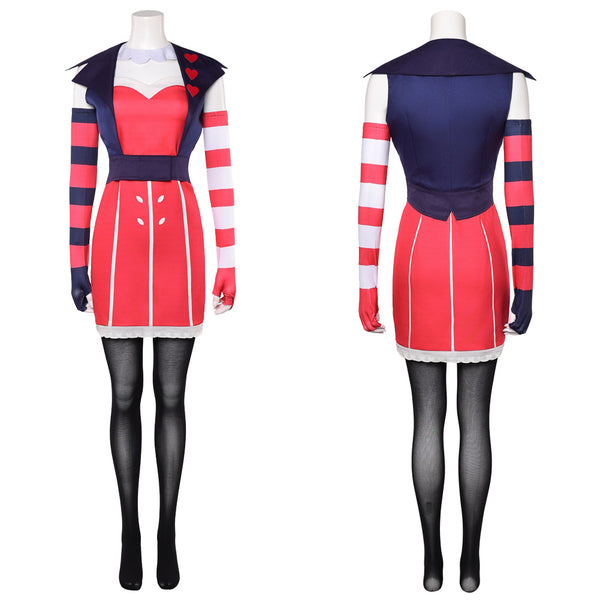 Hazbin Hotel 2025 Season 2 Velvette Pink Outfit Women Carnival Halloween Cosplay Costume