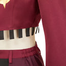 Hazbin Hotel Angel Dust Women Sheriff Hat Outfits Set Halloween Carnival Party Cosplay Costume