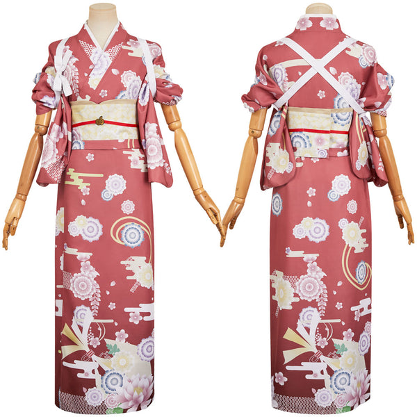 Hazbin Hotel Seaon 2 Charlie Morningstar Women Kimono Halloween Carnival Party Cosplay Costume