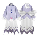 Hazbin Hotel Season 2 Adam Cafe Lounge White Robe with Hat Fullset Outfit Halloween Carnival Party Cosplay Costume