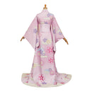 Hazbin Hotel Season 2 Angel Dust Pink Kimono Outfit Women Halloween Carnival Party Cosplay Costume