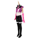 Hazbin Hotel Season 2 Angel Dust Purple Top Leather Pants Set Outfits Halloween Carnival Party Cosplay Costume