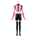 Hazbin Hotel Season 2 Angel Dust Purple Top Leather Pants Set Outfits Halloween Carnival Party Cosplay Costume