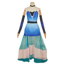 Hazbin Hotel Season 2 Angel Dust Weapon of Mass Distraction Blue Gown Dress Outfit Unisex Halloween Carnival Party Cosplay Costume