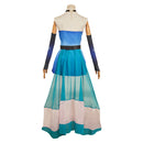 Hazbin Hotel Season 2 Angel Dust Weapon of Mass Distraction Blue Gown Dress Outfit Unisex Halloween Carnival Party Cosplay Costume