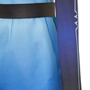 Hazbin Hotel Season 2 Angel Dust Weapon of Mass Distraction Blue Gown Dress Outfit Unisex Halloween Carnival Party Cosplay Costume