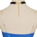 Hazbin Hotel Season 2 Angel Dust Weapon of Mass Distraction Blue Gown Dress Outfit Unisex Halloween Carnival Party Cosplay Costume