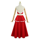 Hazbin Hotel Season 2 Charlie Morning Red Gown Set Outfits Halloween Carnival Party Cosplay Costume