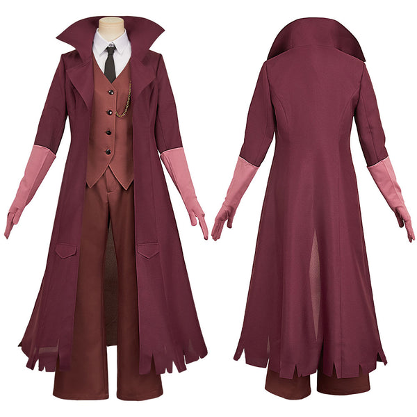 Hazbin Hotel Season 2 Charlie Morningstar Detective Women Coat Suit Fullset Outfits Halloween Carnival Party Cosplay Costume