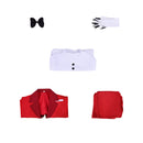 Hazbin Hotel Season 2 Charlie Morningstar Red Suit Gloves Set Friendly Halloween Carnival Party Cosplay Costume