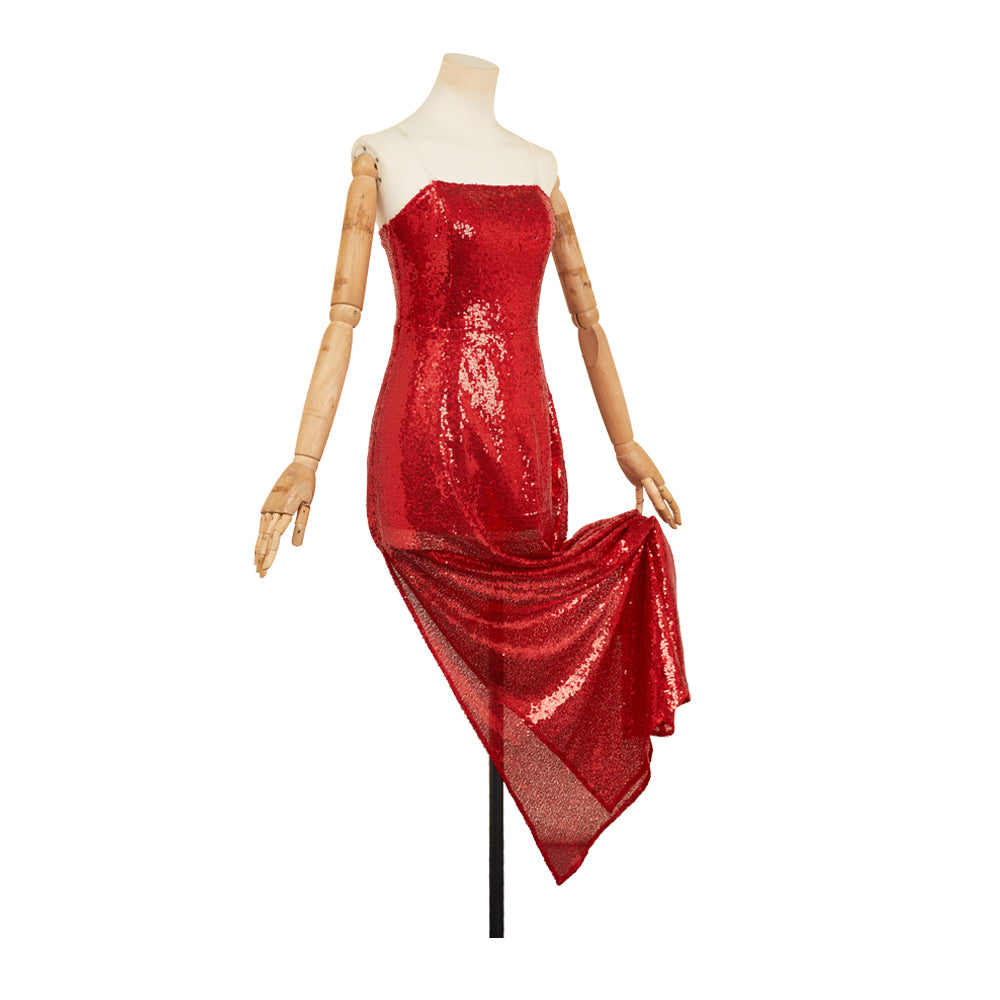 Hazbin Hotel Season 2 Charlie Morningstar Song Easy Red Glitter Dress Halloween Carnival Party Cosplay Costume Hazbin Hotel Season 2 Charlie Morningstar Song Easy Red Glitter Dress Halloween Carnival Party Cosplay Costume