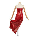 Hazbin Hotel Season 2 Charlie Morningstar Song Easy Red Glitter Dress Halloween Carnival Party Cosplay Costume 