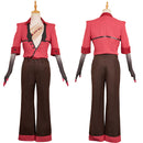 Hazbin Hotel Season 2 Ep 4 Alastor Men Open Chest Suit Halloween Carnival Party Cosplay Costume