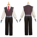 Hazbin Hotel Season 2 Ep 4 Young Vox Men Vest Pants Set Outfits Halloween Carnival Party Cosplay Costume