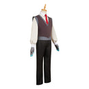 Hazbin Hotel Season 2 Ep 4 Young Vox Men Vest Pants Set Outfits Halloween Carnival Party Cosplay Costume