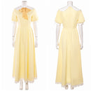 Hazbin Hotel Season 2 Husk Yellow Nightgown Halloween Carnival Party Cosplay Costume