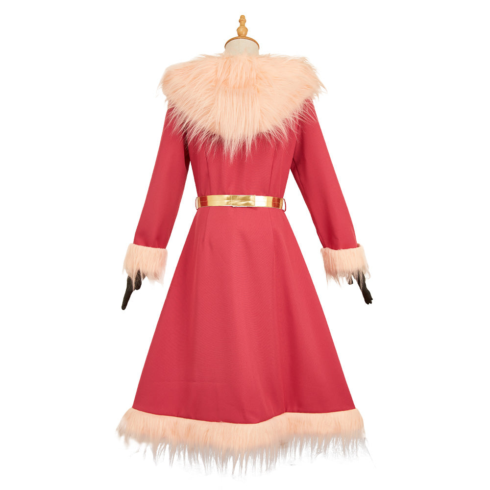 Hazbin Hotel Season 2 Lucifer Men Red Bathrobe Loungewear Set