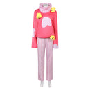 Hazbin Hotel Season 2 Lucifer Morningstar Pink Sweater Fullset Pajamas Men Halloween Carnival Party Cosplay Costume