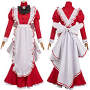 Hazbin Hotel Season 2 Rosie Cafe Lounge Red Maiden Dress Outfit Women Halloween Carnival Party Cosplay Costume