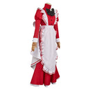 Hazbin Hotel Season 2 Rosie Cafe Lounge Red Maiden Dress Outfit Women Halloween Carnival Party Cosplay Costume