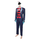Hazbin Hotel Season 2 Vox Men Blue Fullset Outfits Halloween Carnival Party Cosplay Costume