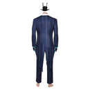 Hazbin Hotel Season 2 Vox Men Blue Fullset Outfits Halloween Carnival Party Cosplay Costume