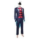 Hazbin Hotel Season 2 Vox Men Blue Fullset Outfits Halloween Carnival Party Cosplay Costume