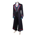 Hazbin Hotel Season 2 Vox Navy Blue Coat Set Men Halloween Carnival Party Cosplay Costume
