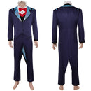 Hazbin Hotel Season 2 Vox Vincent Whittman Blue Suit Halloween Carnival Party Cosplay Costume