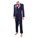 Hazbin Hotel Season 2 Vox Vincent Whittman Blue Suit Halloween Carnival Party Cosplay Costume