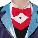 Hazbin Hotel Season 2 Vox Vincent Whittman Blue Suit Halloween Carnival Party Cosplay Costume