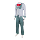 Hazbin Hotel Season 2 Vox Vincent Whittman Men Blue Tailcoat Tuxedo Suit Halloween Carnival Party Cosplay Costume
