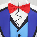 Hazbin Hotel Season 2 Vox White Tailcoat Suit Men Halloween Carnival Party Cosplay Costume