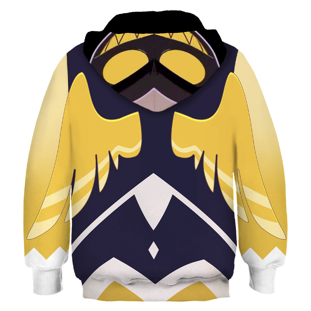 Felpa Con Cappuccio Hazbin Hotel Anime - Stampa 3D, Stile Casual Con Tasca A Marsupio - Abbigliamento Sportivo Unisex