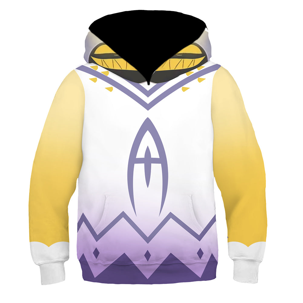 Hazbin Hotel Hoodie Sweatshirt Anime 3D-bedrukt Alastor/Angel Dust