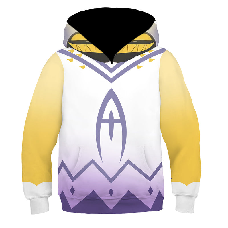 Hazbin Hotel TV Adam Cosplay Hoodie 3D Printed Hooded Sweatshirt Kids Children Casual Streetwear Pullover