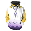Hazbin Hotel TV Adam Cosplay Hoodie 3D Printed Hooded Sweatshirt Men Women Casual Streetwear Pullover