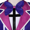 Hazbin Hotel TV Alastor Blue Outfit Party Carnival Halloween Cosplay Costume