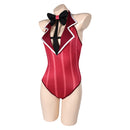 Hazbin Hotel TV Alastor Women Red Sexy One-piece Swimsuit Party Carnival Halloween Cosplay Costume